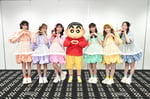 FRUITS ZIPPERと野原しんのすけ。