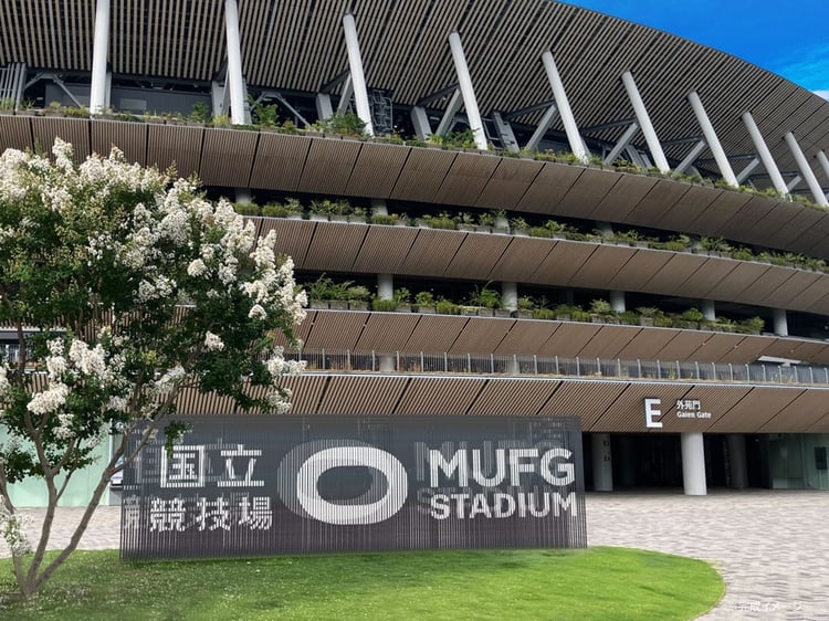 MUFGスタジアムの外観イメージ。