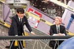 「全力！脱力タイムズ」より。左から、飯尾和樹（ずん）、川尻蓮（JO1）。©フジテレビ
