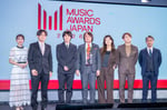 「MUSIC AWARDS JAPAN 2026」記者発表会の登壇者。