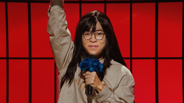 人気画像1位は「Ado、宝くじCMで『年末ジャンボ交響曲』歌唱」より、新テレビCM「ジャンボ宝くじ『年末ジャンボ交響曲』篇」場面写真。