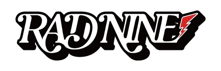 「RAD NINE」ロゴ