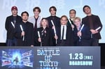 「LIVE IN THEATER『BATTLE OF TOKYO -うつくしき嘘-』」完成披露舞台挨拶より。