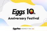 「Eggs 10th Anniversary Festival」ロゴ