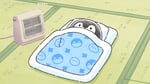 アニメ「コウペンちゃん」第44話「布団の中から出たくない」の場面カット 。(c)るるてあ/TV アニメ『コウペンちゃん』製作委員会