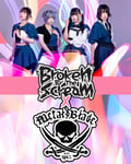 Broken By The ScreamとMetal Blade Recordsの契約告知ビジュアル