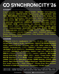 「SYNCHRONICITY'26」出演アーティスト一覧