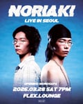 「NORIAKI Live in Seoul」告知ビジュアル