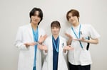左から本多大夢、橋本環奈、浜川路己。©フジテレビ