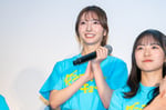 竹内希来里（日向坂46）。2026年2月に行われた「ゼンブ・オブ・トーキョー」バースデイ記念上映の最終回記念舞台挨拶より。