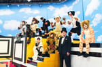 「ネコになりたい。」出演者の集合写真。©︎中京テレビ