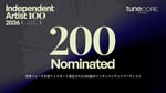 「TuneCore Japan INDEPENDENT ARTIST 100 - 2026」キービジュアル