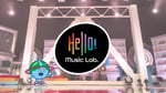 ハロー！プロジェクトの音楽番組「Hello! Music Lab。」キービジュアル。左下は、ラボルン。©テレビ東京