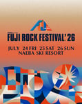 7月24日から26日に新潟・苗場スキー場で開催される野外音楽フェス「FUJI ROCK FESTIVAL '26」キービジュアル