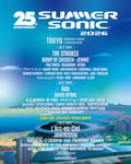 「SUMMER SONIC 2026」TOKYO公演の出演者一覧。