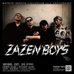 ZAZEN BOYS「MATSURI SESSION LIQUIDROOM 22nd ANNIVERSARY」ビジュアル