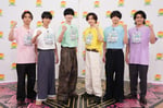 「24時間テレビ49-愛は地球を救う-」でチャリティパートナーを務めるSixTONES。©日本テレビ