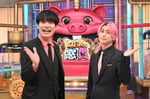 川島明（麒麟）と佐久間大介（Snow Man）。©︎TBS