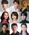 ミュージカル「民王」キャスト。中央が林瑠奈（乃木坂46）。