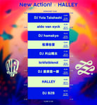「New Action! × HALLEY」タイムテーブル