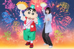 しんちゃんとTOMOO。