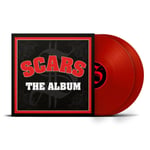 SCARS「THE ALBUM（Red Color Vinyl）」モックアップ