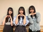 左から佐藤優羽、片山紗希、上村ひなの。