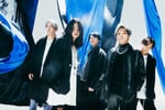 a crowd of rebellion。左から2番目が小林亮輔（Vo, G）。