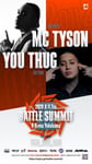 「BATTLE SUMMIT III」MC TYSON & YOU THUG出演告知ビジュアル