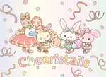 マロンクリーム、ウサハナ、ウィッシュミーメル、ぼんぼんりぼんによる新ユニット・チアリステイルズ（Cheeristails）。