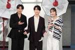 「おしゃれクリップ」にゲスト出演した亀梨和也（中央）。