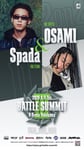 「BATTLE SUMMIT III」OSAMI & Spada出演告知ビジュアル