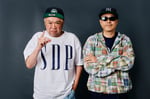 サイプレス上野（サイプレス上野とロベルト吉野）とSATUSSY（韻踏合組合）。