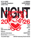 「FLAG NIGHT」フライヤー