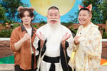 山田涼介（Hey! Say! JUMP）とチョコレートプラネット。日本テレビ「たぬきときつね」より。