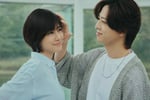 「ラストノート」アザービジュアル。左から内田有紀、寺西拓人（timelesz）。©フジテレビ