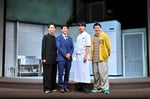 左から西田征史、駿河太郎、藤井流星、濱田龍臣。（撮影：阿部章仁）
