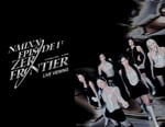 「NMIXX 1ST WORLD TOUR ＜EPISODE 1: ZERO FRONTIER＞ IN JAPAN」ライブビューイングの告知ビジュアル。