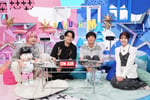 左から佐久間大介（Snow Man）、佐久間宣行、向井慧（パンサー）、松田好花。©︎日本テレビ