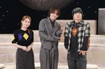 左から畑芽育、菊池風磨（timelesz）、Fukase（SEKAI NO OWARI）。