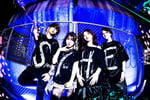 S/HE。左からYORKE.、奥ゆい、石原さき、宮地正明。©Photographer：達川範一 / Artworks：YORKE.