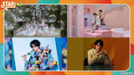 9月3日放送の「STAR」出演者。上段左より＝LOVE、King & Prince、中島健人、福山雅治。©︎フジテレビ