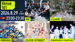 「Venue101」8月29日放送回の告知ビジュアル。©︎NHK