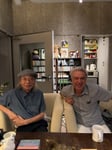 細野晴臣とデイヴィッド・バーン。