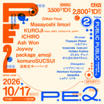 「活性化サーバー presents “P.E.2”」ビジュアル
