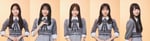 左から金村美玖、森本茉莉、上村ひなの、正源司陽子、佐藤優羽。