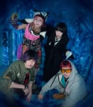 紫今とmuqueのコラボアーティスト写真。