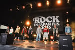 9人そろって「ロッキン」のステージに立った超特急。©︎ROCK IN JAPAN FESTIVAL 2026