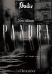 Sadieのアルバム「PANDRA」告知ビジュアル。