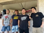 Ken Yokoyama。右から横山健（Vo, G）、松本"EKKUN"英二（Dr）、Jun Gray（B）、南英紀（G）。